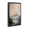 Stupell Industries Misted Mountain Lake Scene Floating Frame, design by Petal Prints Design